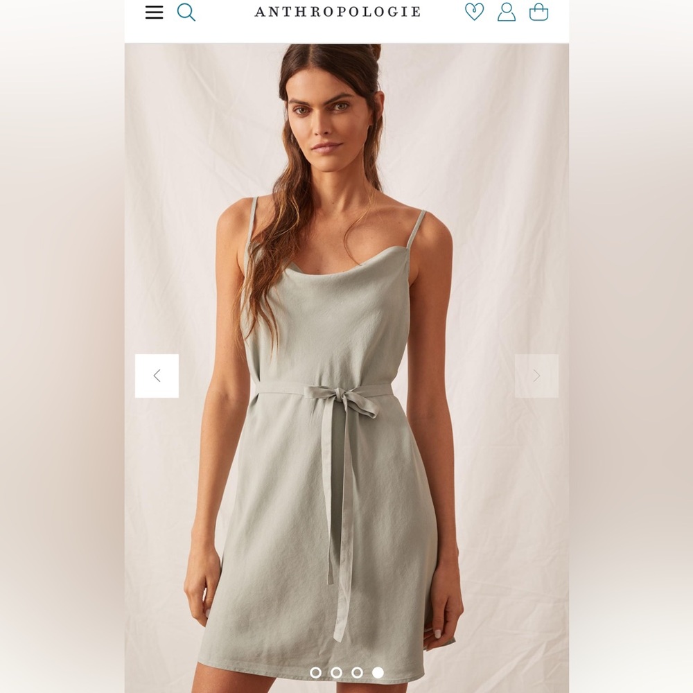 Cloth & Stone Cowl Neck Mini Dress